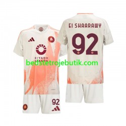 AS Roma Stephan El Shaarawy 92 Børn Udebane Fodboldtrøje 2024-2025 Kortærmet