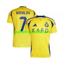 Al Nassr Cristiano Ronaldo 7 Mænd Hjemmebane Fodboldtrøje 2024-2025 Kortærmet