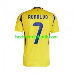 Al Nassr Cristiano Ronaldo 7 Mænd Hjemmebane Fodboldtrøje 2024-2025 Kortærmet