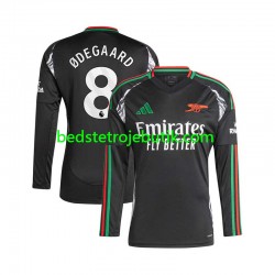 Arsenal Martin Odegaard 8 Mænd Udebane Fodboldtrøje 2024-2025 Langærmet