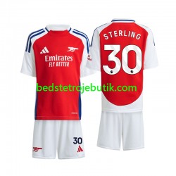 Arsenal Sterling 30 Børn Hjemmebane Fodboldtrøje 2024-2025 Kortærmet