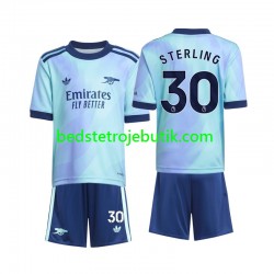 Arsenal Sterling 30 Børn 3. Valg Fodboldtrøje 2024-2025 Kortærmet