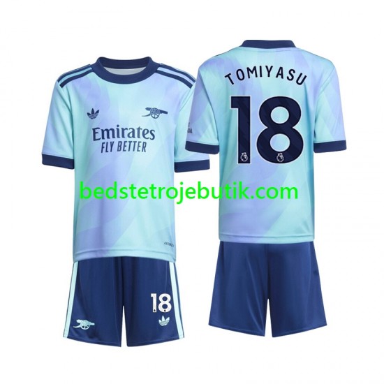 Arsenal Takehiro Tomiyasu 18 Børn 3. Valg Fodboldtrøje 2024-2025 Kortærmet