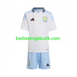 Aston Villa Børn Udebane Fodboldtrøje 2024-2025 Kortærmet