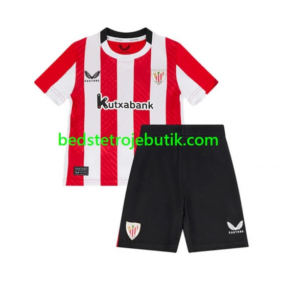 Athletic Bilbao Børn Hjemmebane Fodboldtrøje 2024-2025 Kortærmet