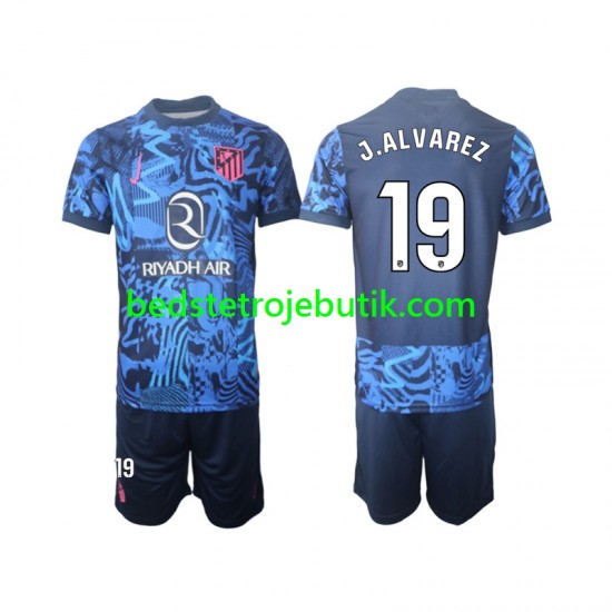 Atlético Madrid J.Alvarez 19 Børn 3. Valg Fodboldtrøje 2024-2025 Kortærmet