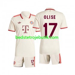 FC Bayern München Olise 17 Børn 3. Valg Fodboldtrøje 2024-2025 Kortærmet