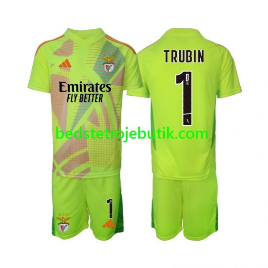 Benfica Anatolij Trubin 1 Målmand Børn Hjemmebane Fodboldtrøje 2024-2025 Kortærmet