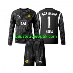 Borussia Dortmund Gregor Kobel 1 Målmand Børn 4. Valg Fodboldtrøje 2024-2025 Langærmet