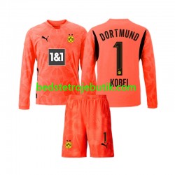 Borussia Dortmund Gregor Kobel 1 Målmand Børn 3. Valg Fodboldtrøje 2024-2025 Langærmet
