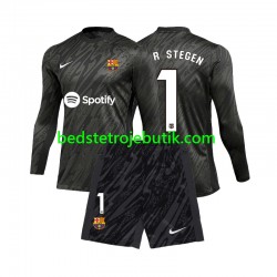 FC Barcelona Ter Stegen 1 Målmand Børn 3. Valg Fodboldtrøje 2024-2025 Langærmet