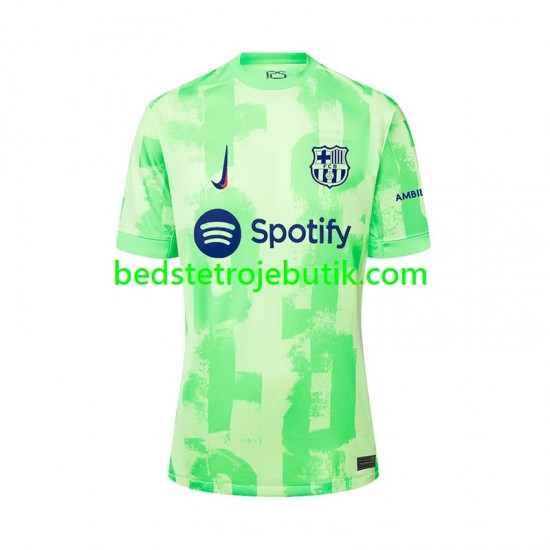FC Barcelona Mænd 3. Valg Fodboldtrøje 2024-2025 Kortærmet