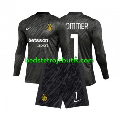 Inter Milan Yann Sommer 1 Målmand Børn 3. Valg Fodboldtrøje 2024-2025 Langærmet