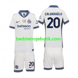 Inter Milan Hakan Calhanoglu 20 Børn Udebane Fodboldtrøje 2024-2025 Kortærmet
