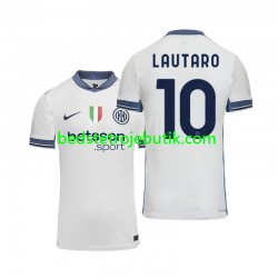 Inter Milan Lautaro 10 Mænd Udebane Fodboldtrøje 2024-2025 Kortærmet