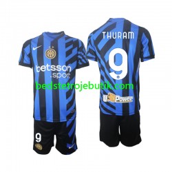 Inter Milan Marcus Thuram 9 Børn Hjemmebane Fodboldtrøje 2024-2025 Kortærmet