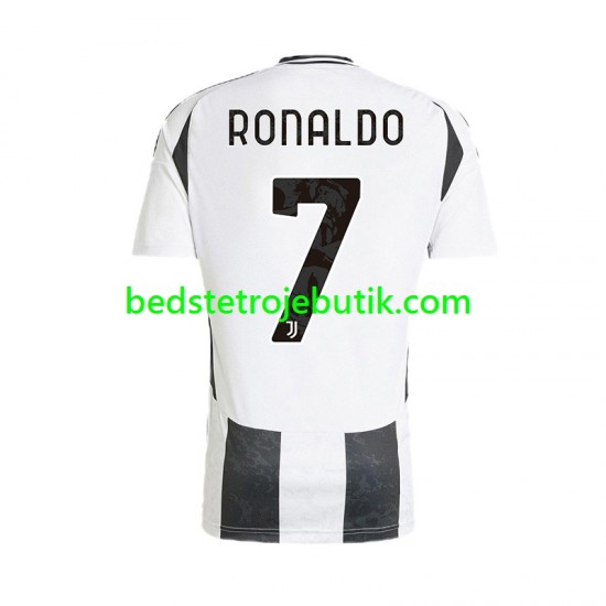 Juventus Cristiano Ronaldo 7 Mænd Hjemmebane Fodboldtrøje 2024-2025 Kortærmet