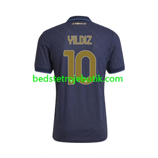 Juventus Kenan YIldIz 10 Mænd 3. Valg Fodboldtrøje 2024-2025 Kortærmet