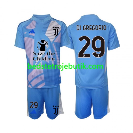 Juventus Michele Di Gregorio 29 Målmand Børn 4. Valg Fodboldtrøje 2024-2025 Kortærmet