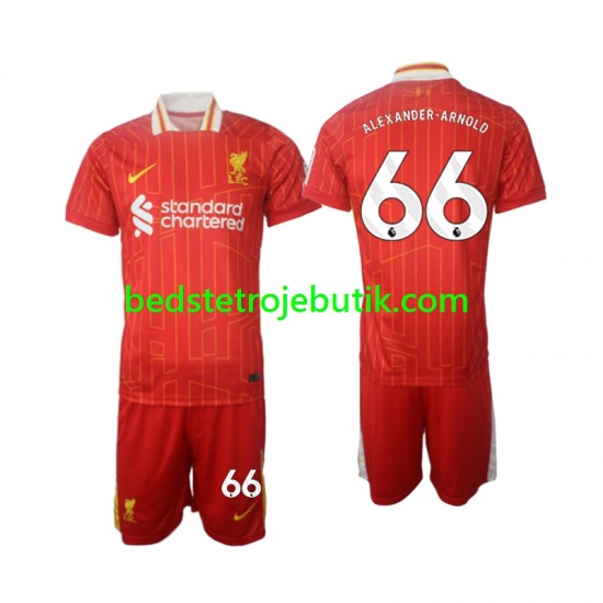 Liverpool Alexander-Arnold 66 Børn Hjemmebane Fodboldtrøje 2024-2025 Kortærmet