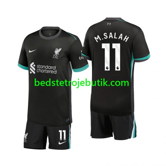 Liverpool M.Salah 11 Børn Udebane Fodboldtrøje 2024-2025 Kortærmet