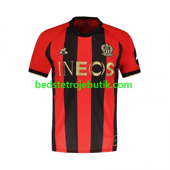 OGC Nice Mænd Hjemmebane Fodboldtrøje 2024-2025 Kortærmet