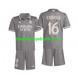 Real Madrid Endrick 16 Børn 3. Valg Fodboldtrøje 2024-2025 Kortærmet
