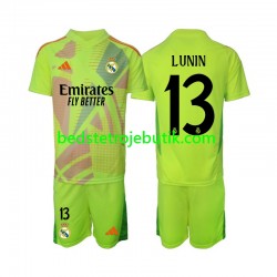 Real Madrid Lunin 13 Målmand Børn 4. Valg Fodboldtrøje 2024-2025 Kortærmet