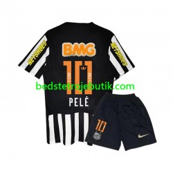Santos PELE 10 -2012 Retro Børn Udebane Fodboldtrøje 2011 Kortærmet