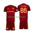 AS Roma Rodrigo Mora 86 Børn Hjemmebane Fodboldtrøje 2026-2027 Kortærmet