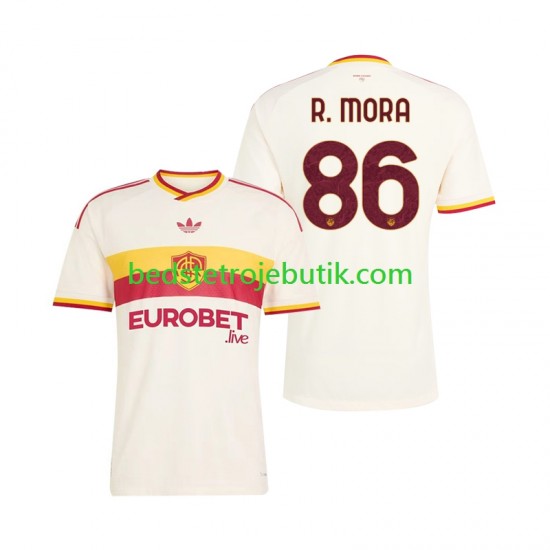 AS Roma Rodrigo Mora 86 Mænd Udebane Fodboldtrøje 2026-2027 Kortærmet