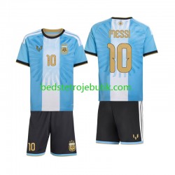Argentina Lionel Messi 10 Special Børn Hjemmebane Fodboldtrøje 2026-2027 Kortærmet
