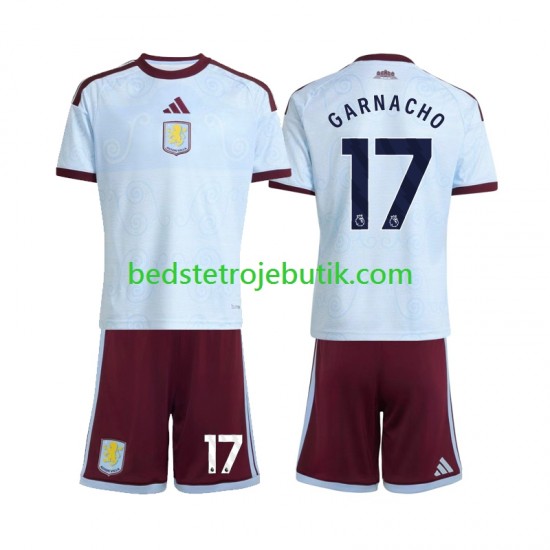 Aston Villa Alejandro Garnacho 17 Børn 3. Valg Fodboldtrøje 2026-2027 Kortærmet