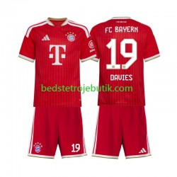 FC Bayern München Alphonso Davies 19 Børn Hjemmebane Fodboldtrøje 2026-2027 Kortærmet