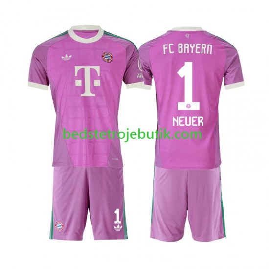FC Bayern München Manuel Neuer 1 Målmand Børn 3. Valg Fodboldtrøje 2026-2027 Kortærmet