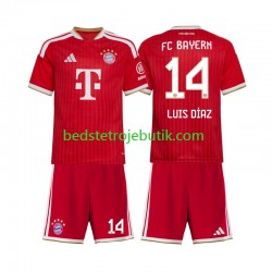 FC Bayern München Luis Diaz 14 Børn Hjemmebane Fodboldtrøje 2026-2027 Kortærmet