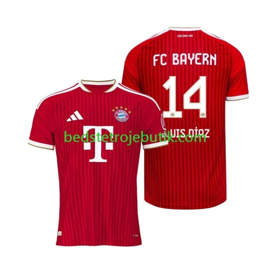 FC Bayern München Luis Diaz 14 Mænd Hjemmebane Fodboldtrøje 2026-2027 Kortærmet