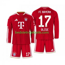 FC Bayern München Michael Olise 17 Børn Hjemmebane Fodboldtrøje 2026-2027 Langærmet