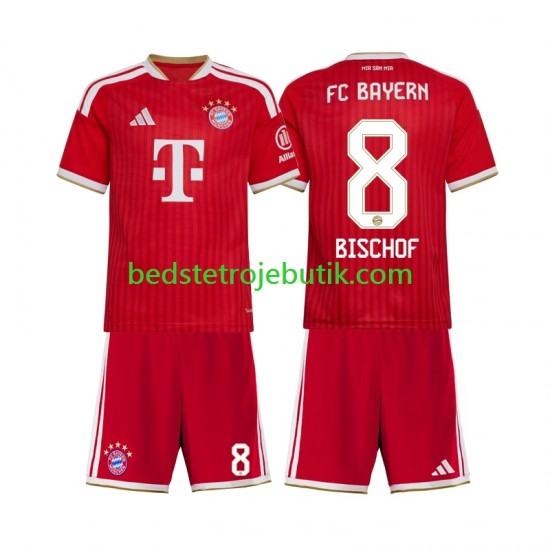 FC Bayern München Tom Bischof 8 Børn Hjemmebane Fodboldtrøje 2026-2027 Kortærmet