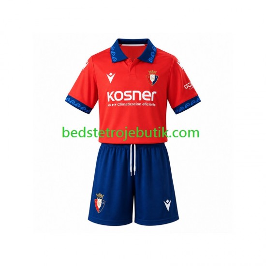 CA Osasuna Børn Hjemmebane Fodboldtrøje 2026-2027 Kortærmet