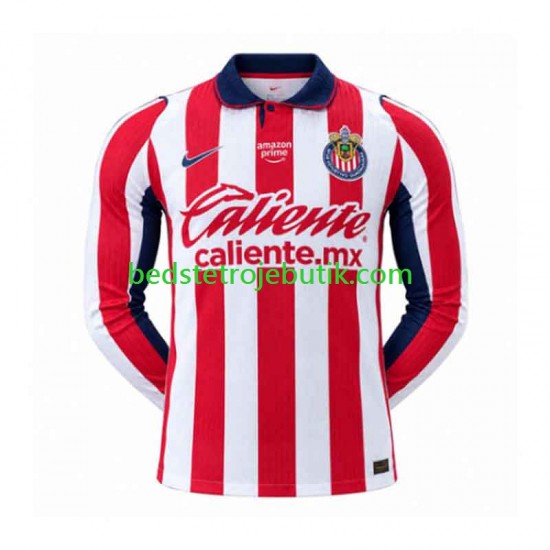 CD Guadalajara Mænd Hjemmebane Fodboldtrøje 2026-2027 Langærmet