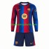 FC Barcelona Børn Hjemmebane Fodboldtrøje 2026-2027 Langærmet