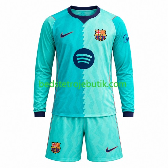 FC Barcelona Børn 3. Valg Fodboldtrøje 2026-2027 Langærmet