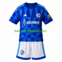 FC Schalke 04 Børn Hjemmebane Fodboldtrøje 2026-2027 Kortærmet