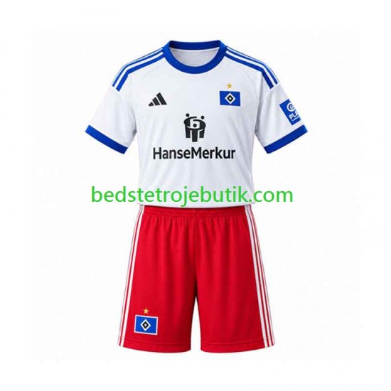 Hamburger SV Børn Hjemmebane Fodboldtrøje 2026-2027 Kortærmet