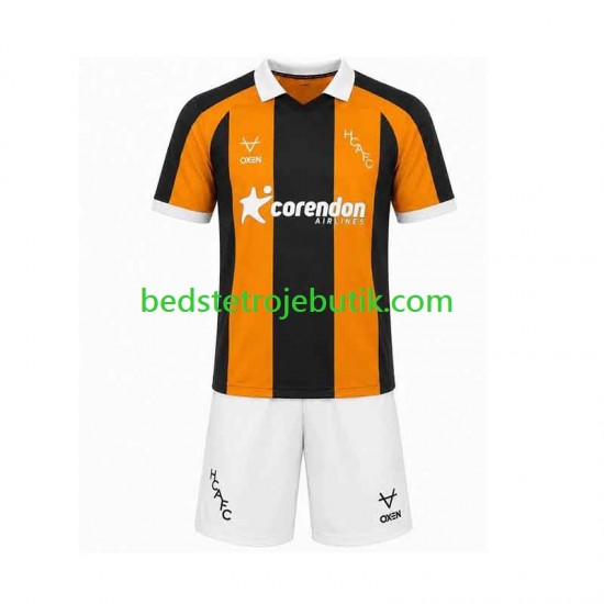 Hull City Børn Hjemmebane Fodboldtrøje 2026-2027 Kortærmet