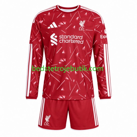 Liverpool Børn Hjemmebane Fodboldtrøje 2026-2027 Langærmet
