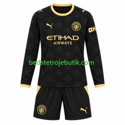 Manchester City Børn Udebane Fodboldtrøje 2026-2027 Langærmet