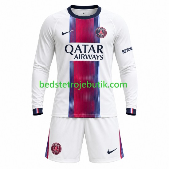 Paris Saint-Germain Børn Udebane Fodboldtrøje 2026-2027 Langærmet