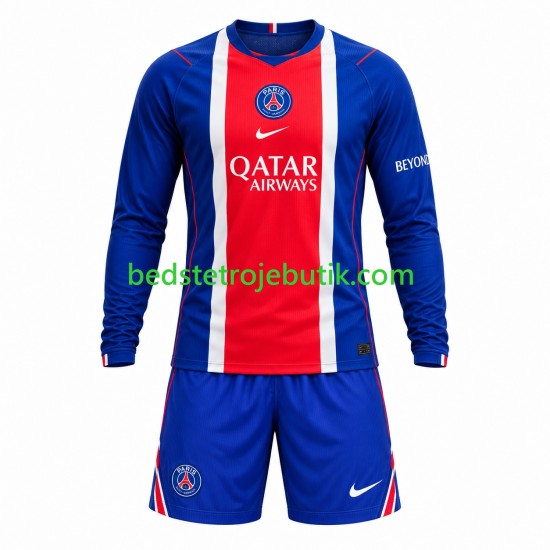 Paris Saint-Germain Børn Hjemmebane Fodboldtrøje 2026-2027 Langærmet